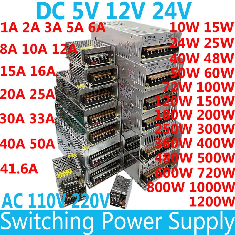 3D Printer Power Supply - Switching Power Supply AC 110V 220V