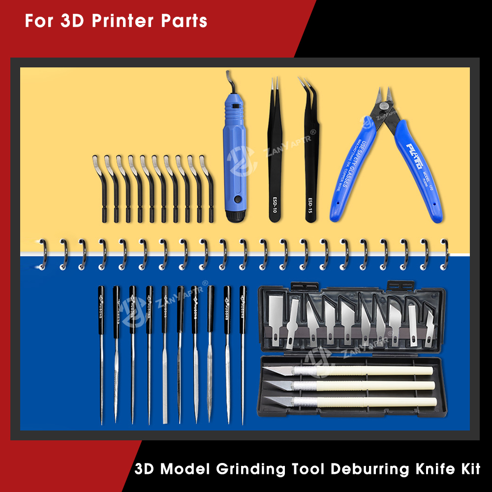 3D Printing Process - 3D Model Grinding Tool Deburring Engraving