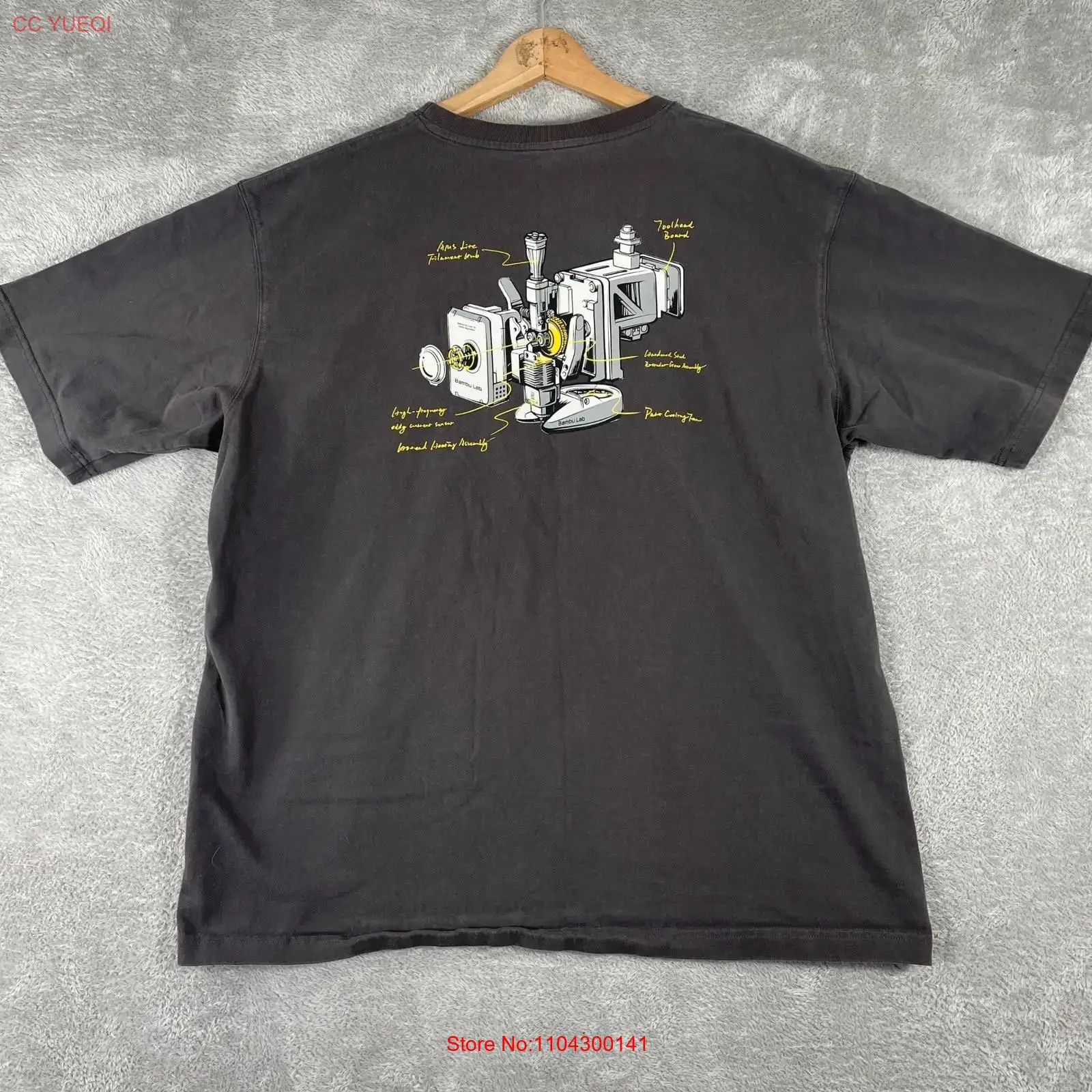 3D Printing Diagram - Bambu Lab 3D Printer T Shirt