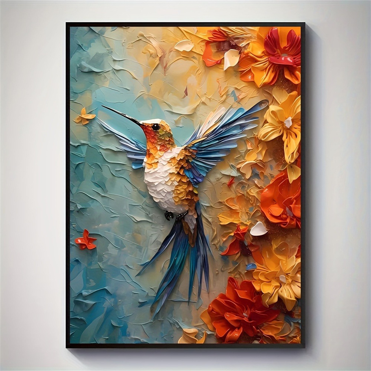 Vibrant Hummingbird & Floral 3 - 3D Printing Room review and price