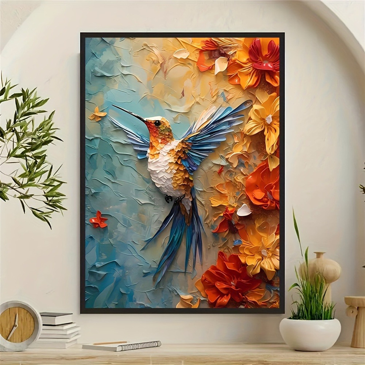 Vibrant Hummingbird & Floral 3 - 3D Printing Room review and price