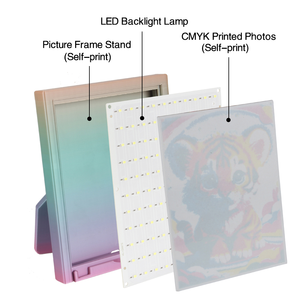 For Bambu Lab Lithophane Led P - 3D Printing Process review and price