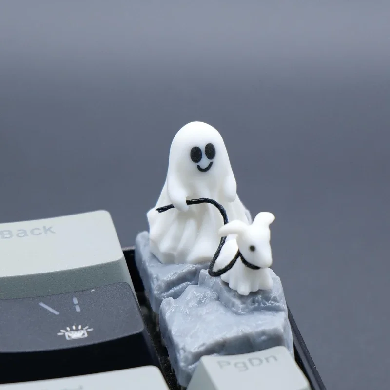 Ghost Puppy Resin Keycap Custo - 3D Printing Keyboard Keys review and price