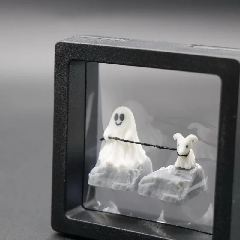 Ghost Puppy Resin Keycap Custo - 3D Printing Keyboard Keys review and price