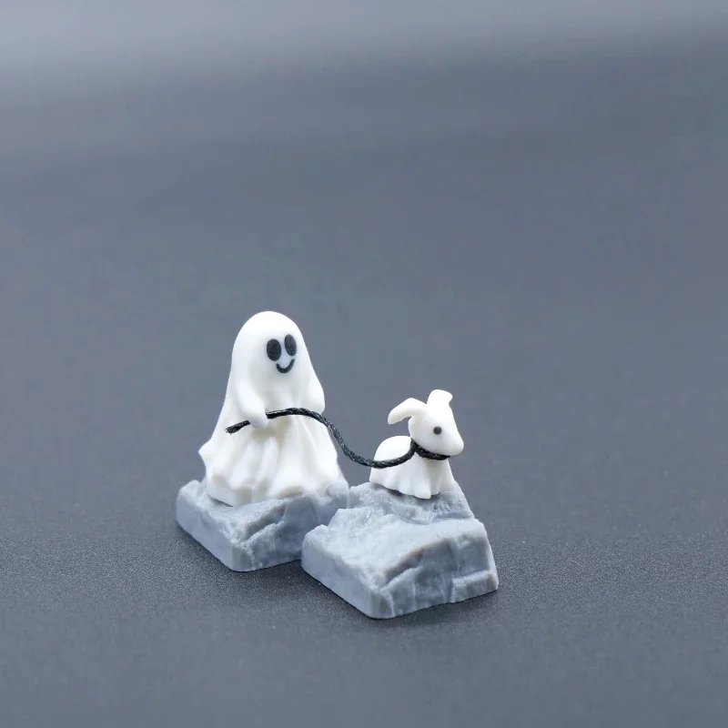 Ghost Puppy Resin Keycap Custo - 3D Printing Keyboard Keys review and price