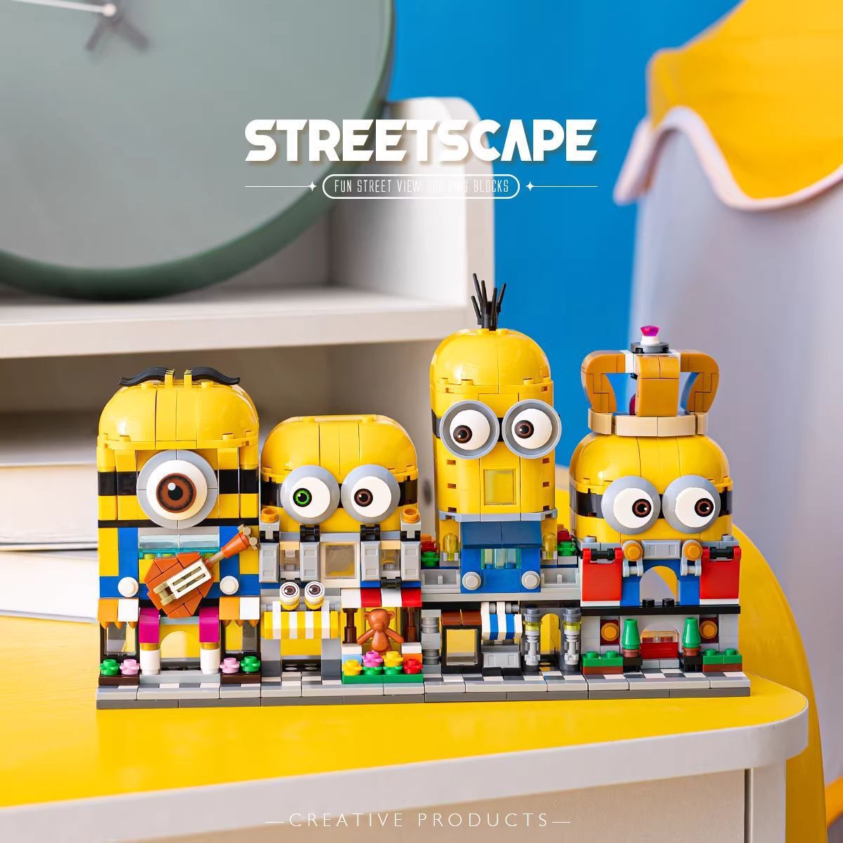 4-in-1 Minions Street View Bui - 3D Printing Lego review and price