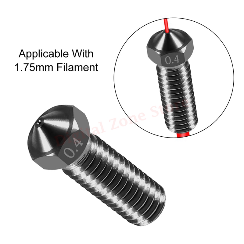 10pcs V6 Hardened Steel Volcan - 3D Printing Cnc review and price