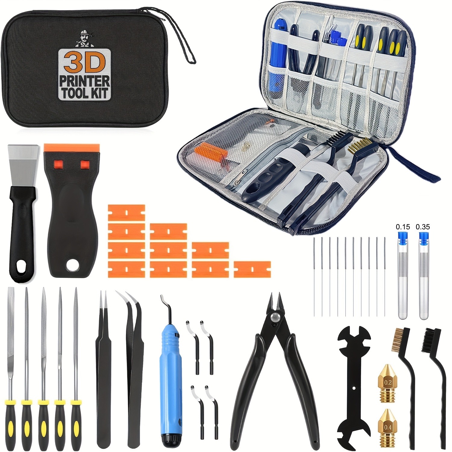 3D Printer Tools Kit, 33pcs 3D - 3D Printing File review and price