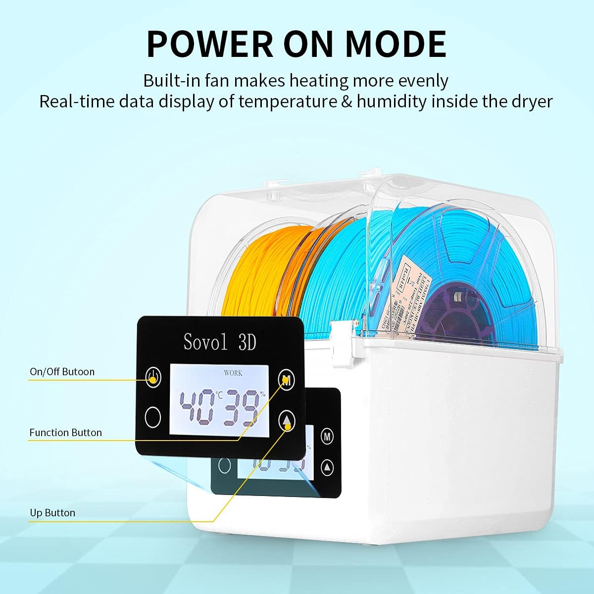 Sovol Filament Dryer 2023, SH0 - 3D Printing File review and price