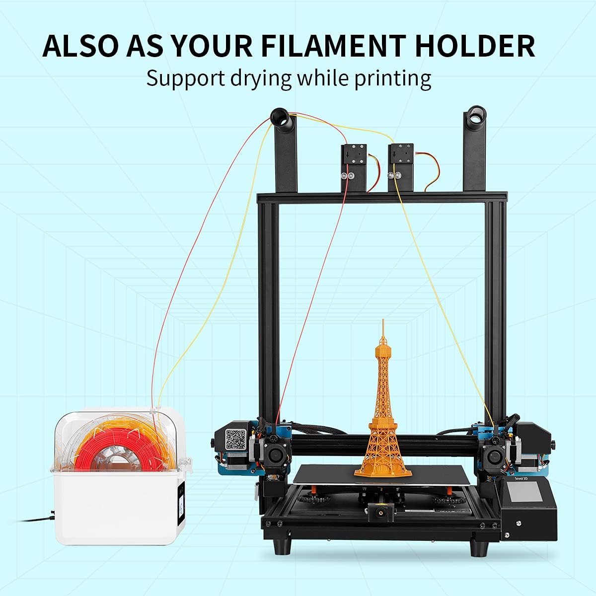 Sovol Filament Dryer 2023, SH0 - 3D Printing File review and price