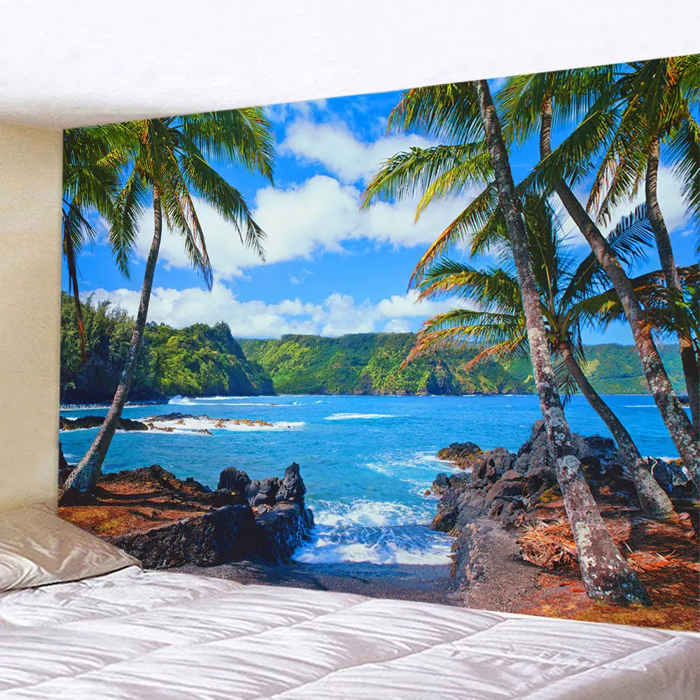 Seaside Coconut Tree Landscape - 3D Printing Room review and price