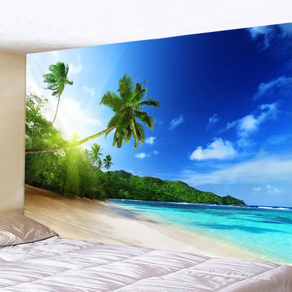 Seaside Coconut Tree Landscape - 3D Printing Room review and price