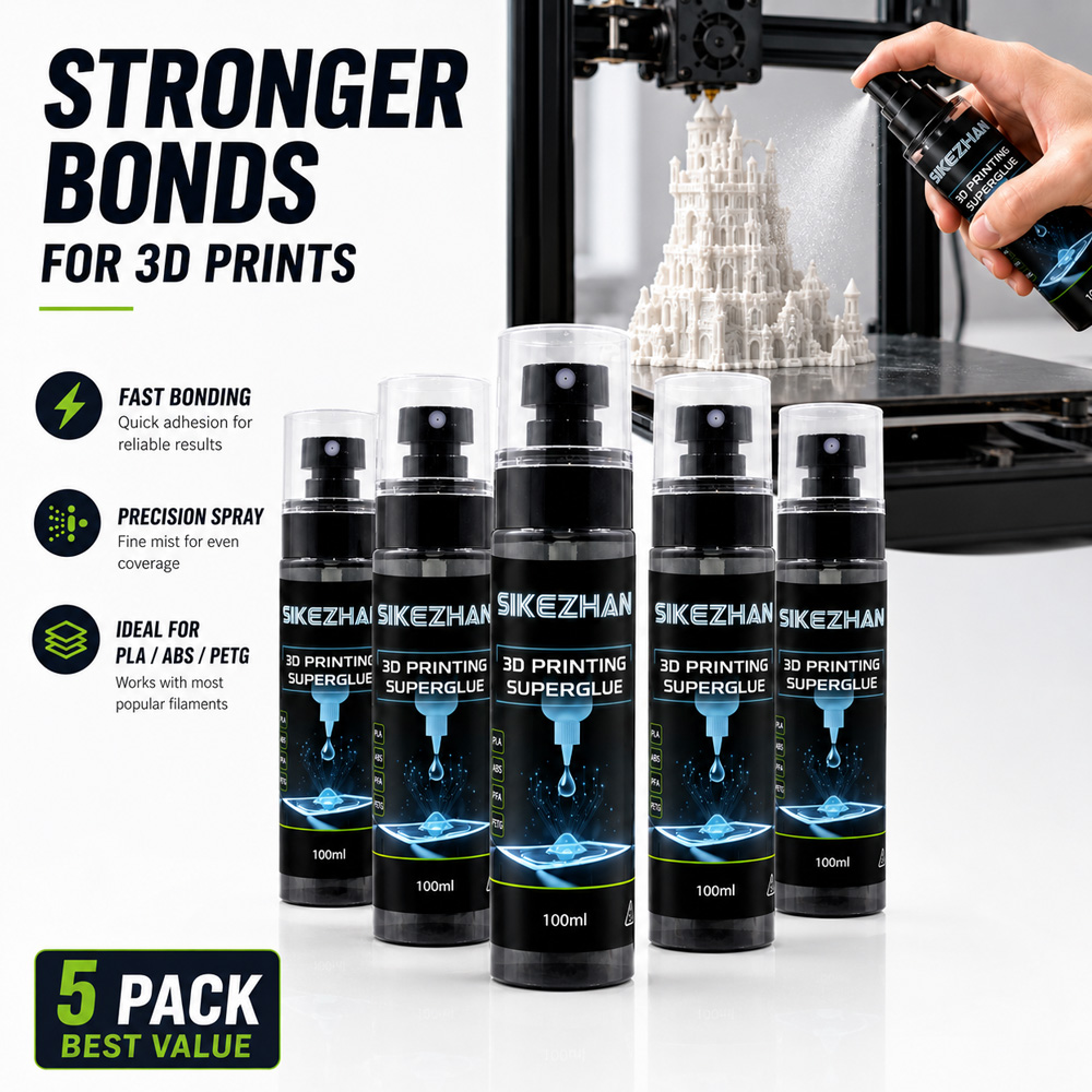 5Pcs 3D Printer Adhesive Spray - 3D Printing Cnc review and price