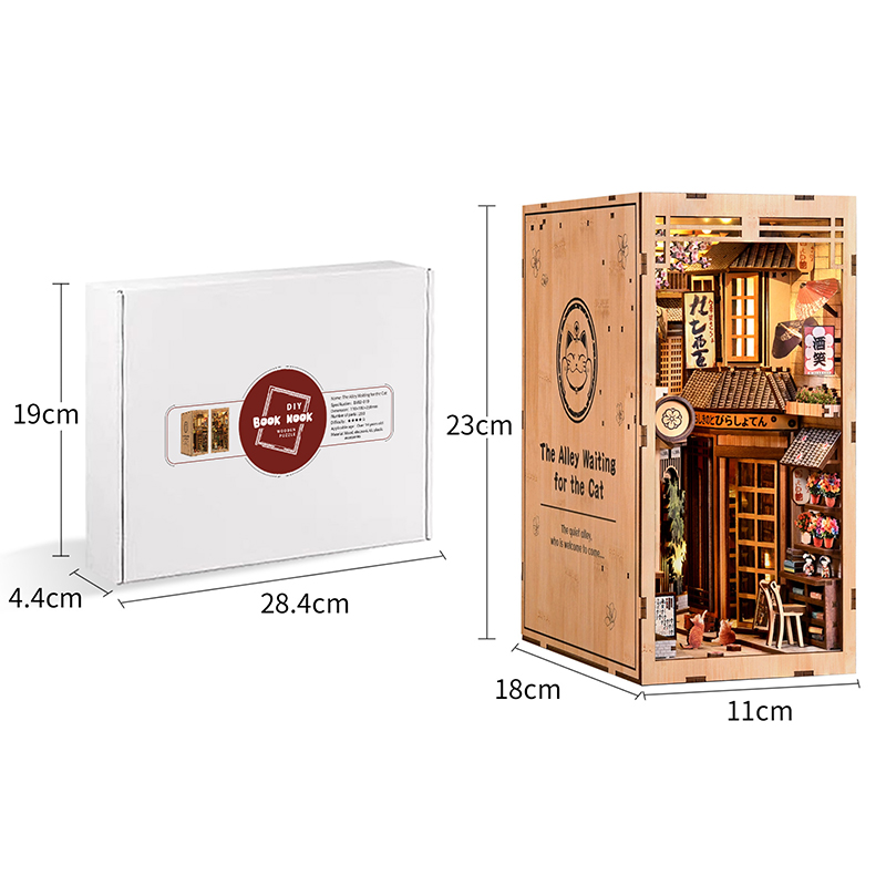LED Wooden Book Nook Kit DIY 3 - 3D Printing Lego review and price