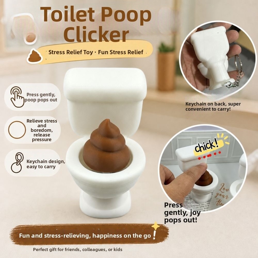 Novelty 3D Printed Toilet Poop - 3D Printing Keyboard Keys review and price
