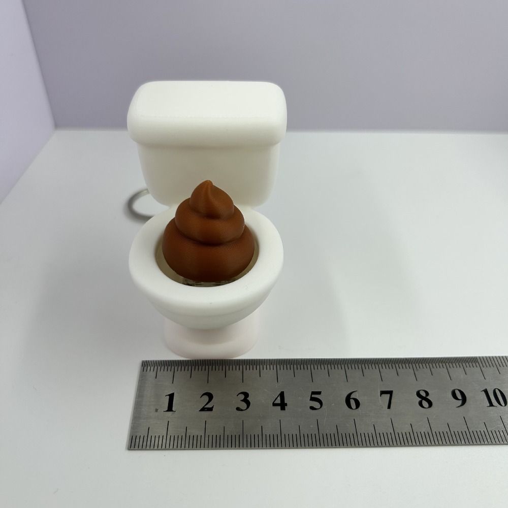 Novelty 3D Printed Toilet Poop - 3D Printing Keyboard Keys review and price