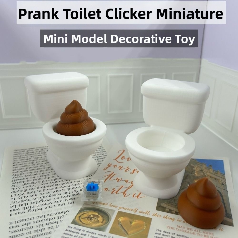 Novelty 3D Printed Toilet Poop - 3D Printing Keyboard Keys review and price