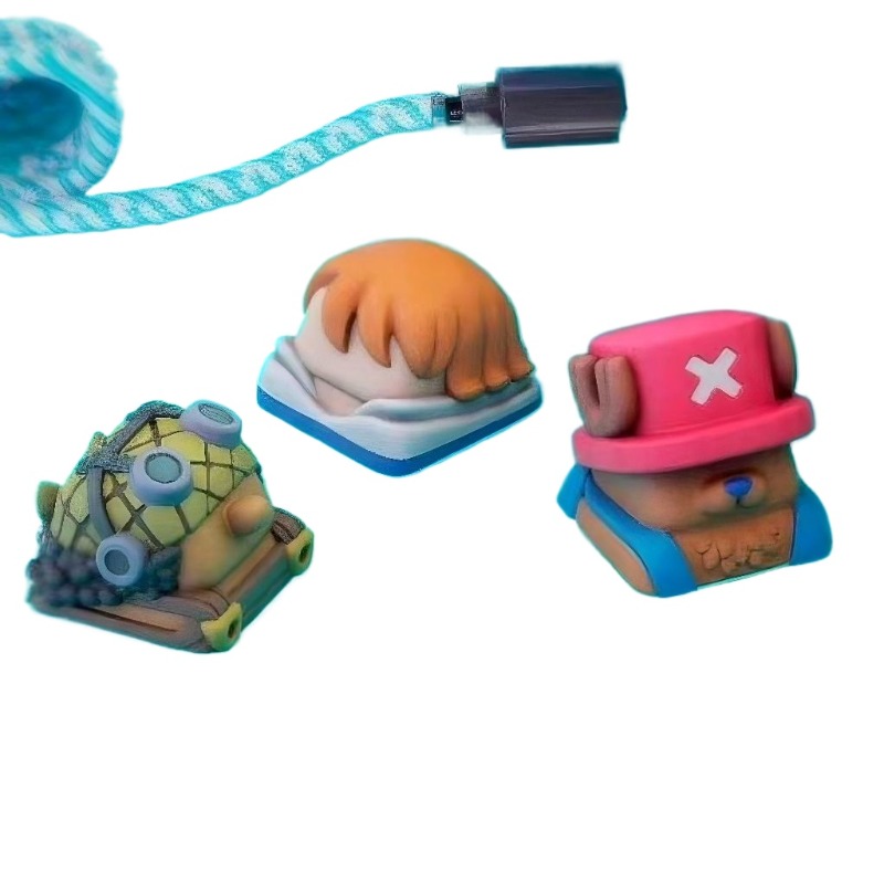 One Piece Chopper Nami anime c - 3D Printing Keyboard Keys review and price