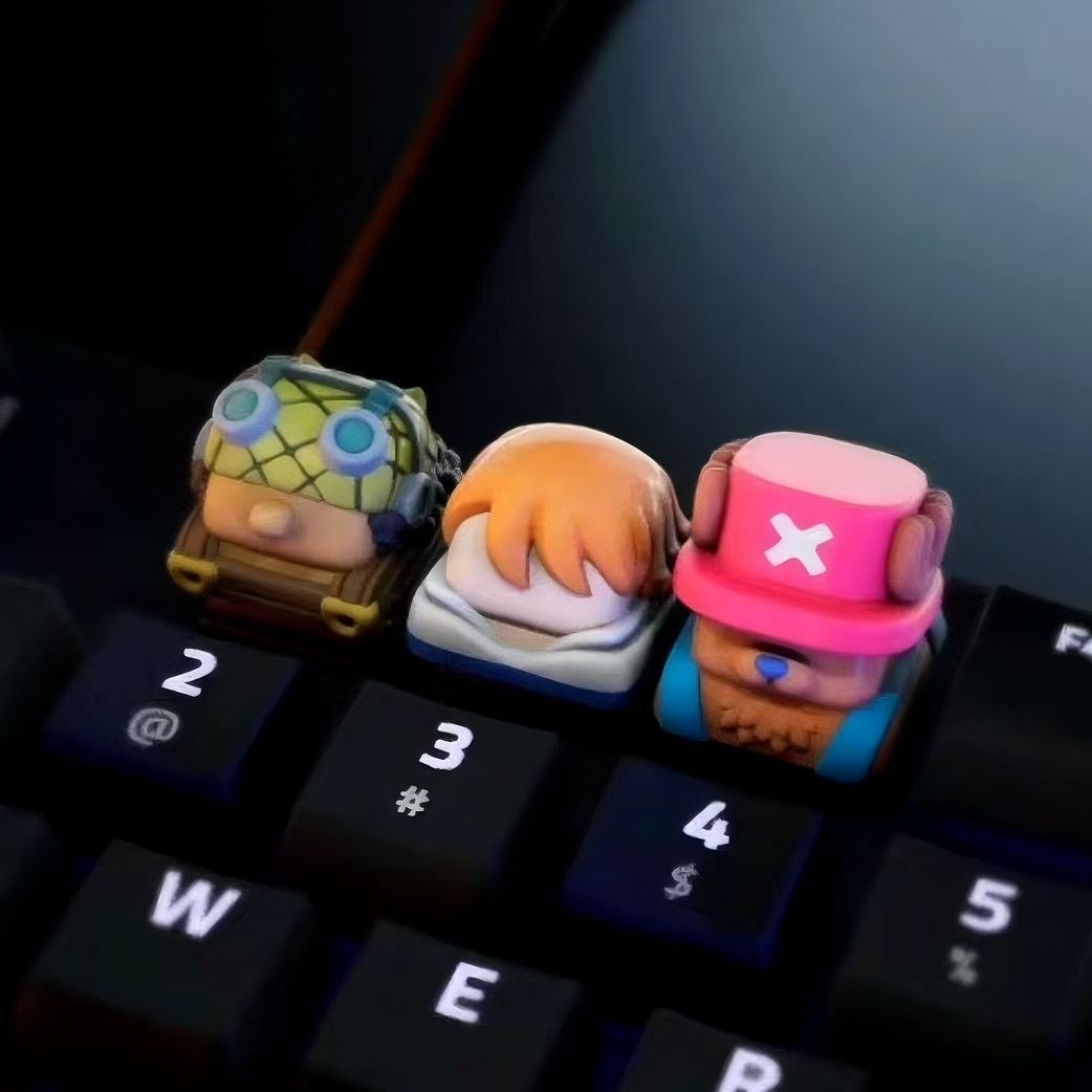 One Piece Chopper Nami anime c - 3D Printing Keyboard Keys review and price