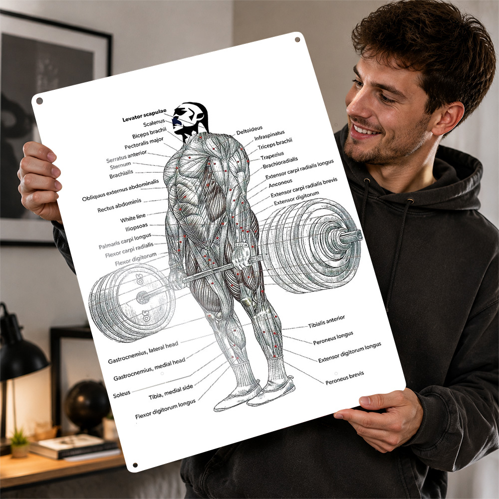 Deadlift Muscle Anatomy Diagra - 3D Printing Diagram review and price