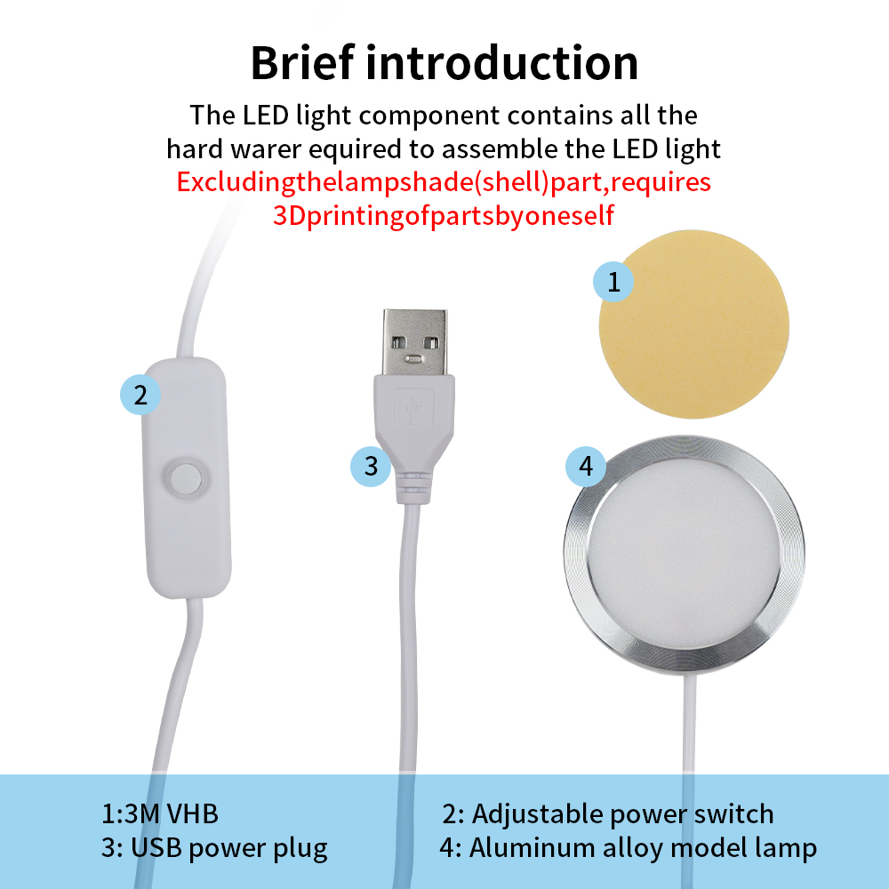 For Bambu Lab Led Lamp Kit 001 - 3D Printing File review and price