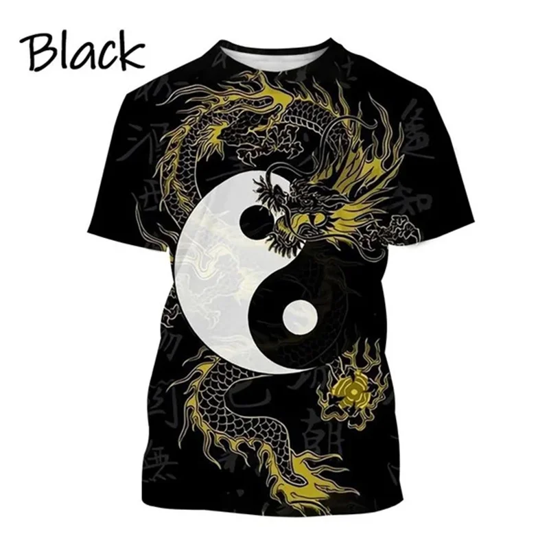 Chinese Tai Chi Pattern T-Shir - 3D Printing Diagram review and price