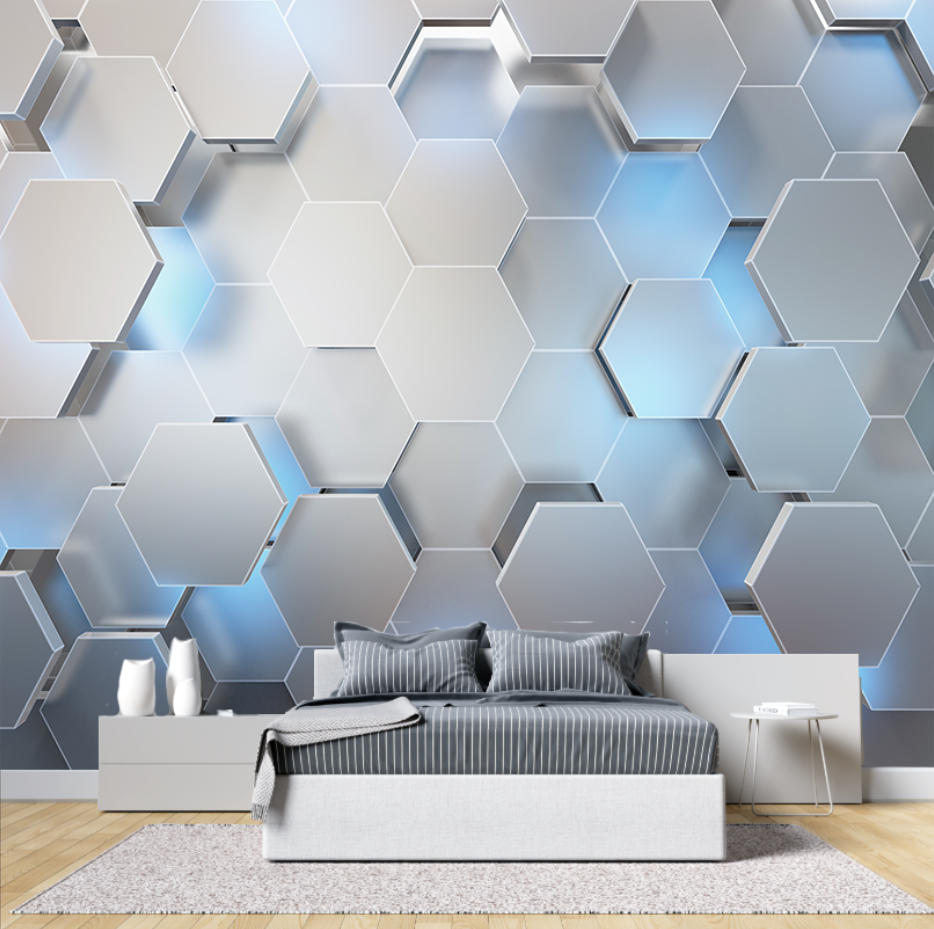 Nordic Abstract Wallpaper Beig - 3D Printing Diagram review and price
